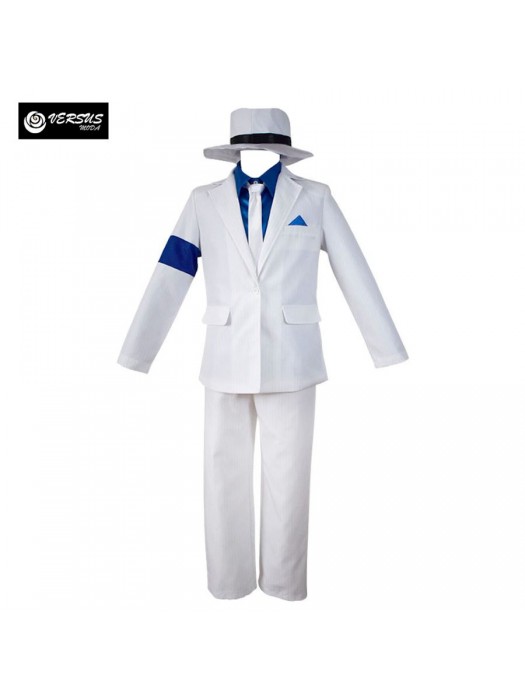 Simil Michael Costume Bianco Carnevale Bambino Jackson Cosplay Uomo MICHJA01B